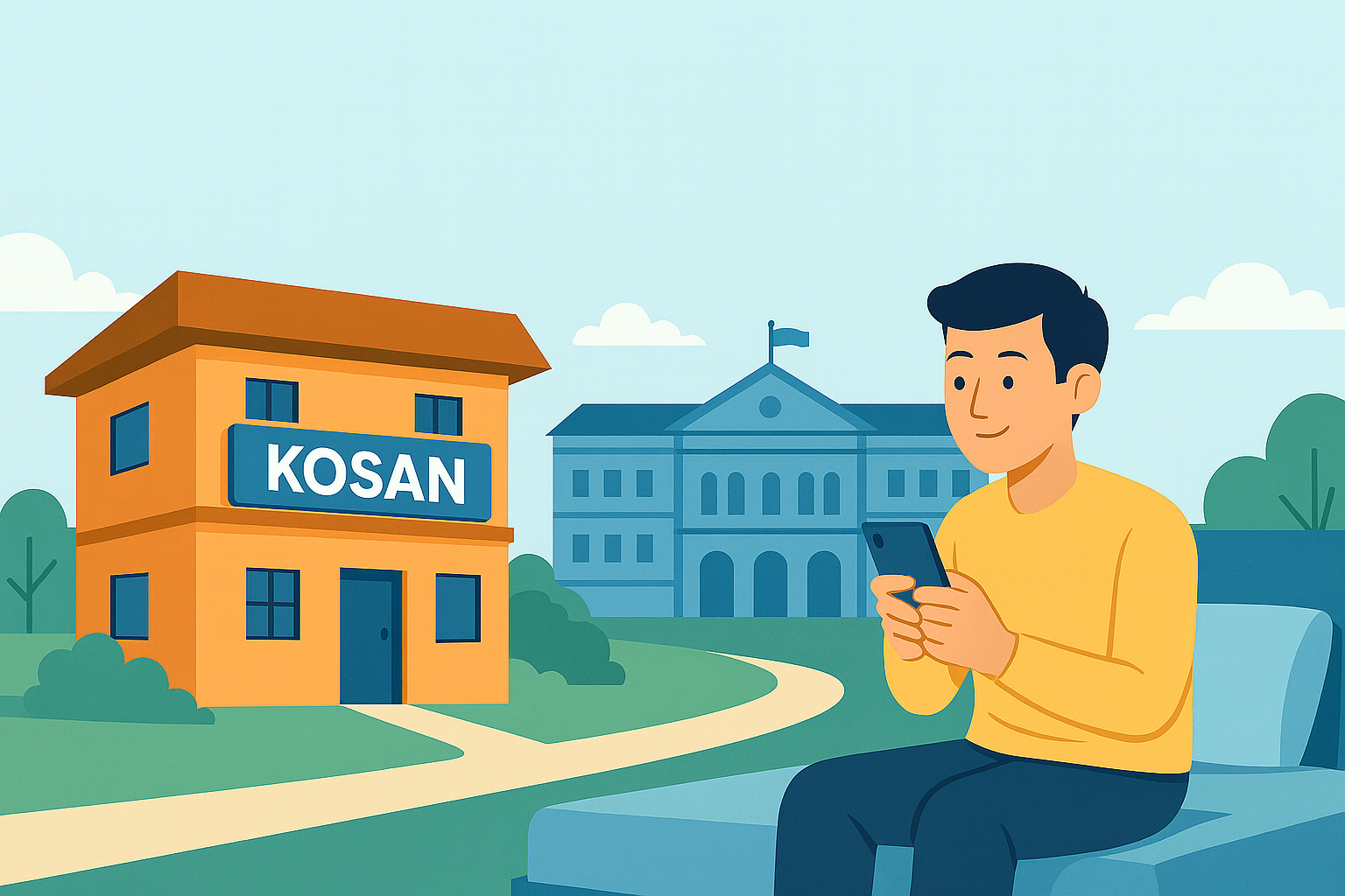 Ilustrasi Info Kosan Kampus
